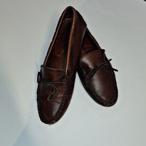 Minnetonka Brown Leather Moccasin/ Loafers